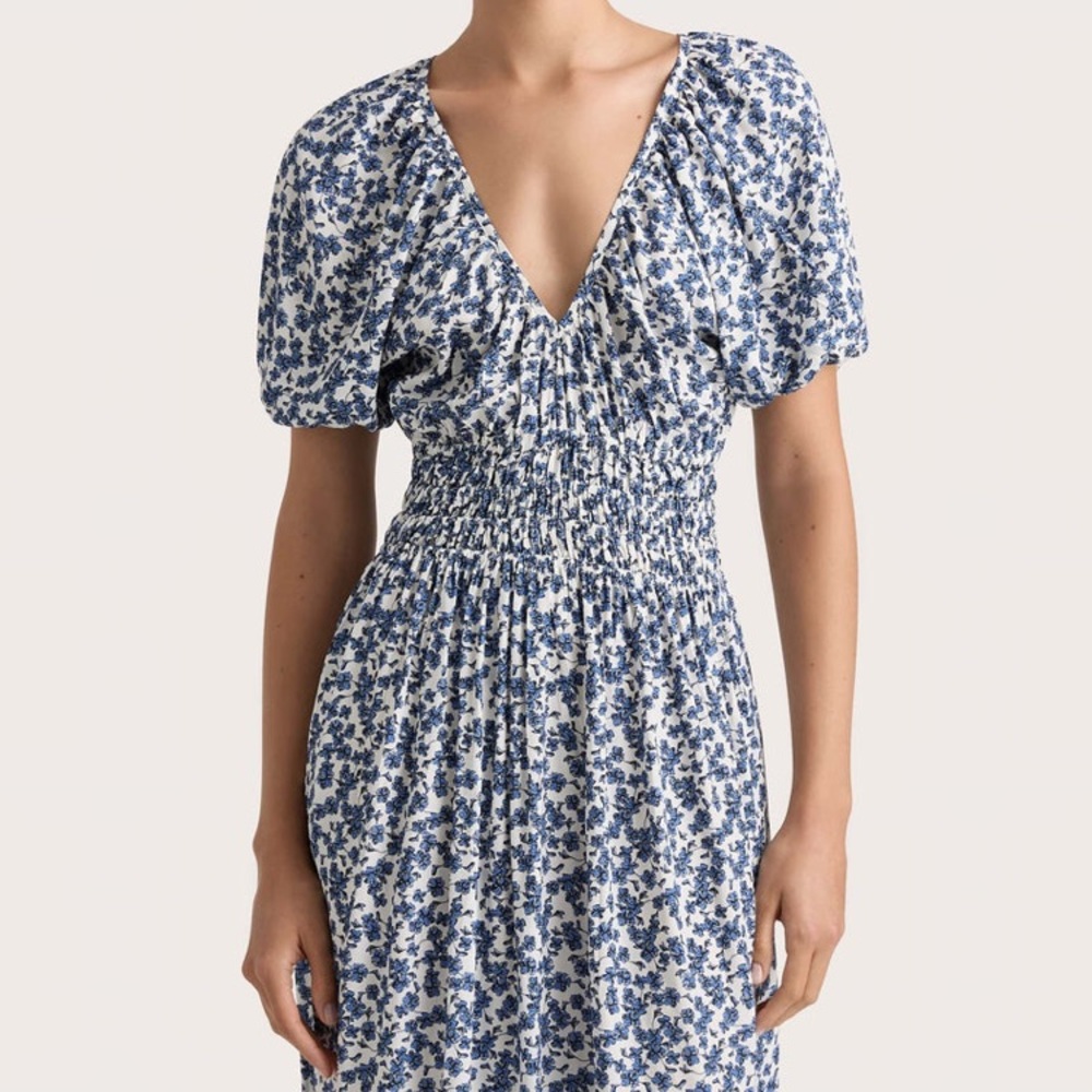 New w Tag: Faithfull Valras Midi Dress. US Size 6 - Picture 2 of 11